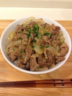我が家の牛丼-レシピのメイン写真