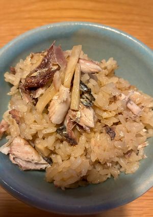 新生姜とさんまの簡単炊き込みご飯-レシピのメイン写真