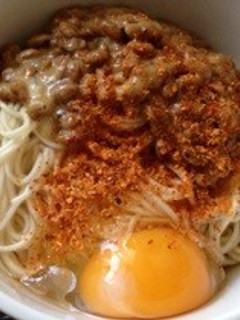 簡単!美味しい!汁なしぶっかけそうめん-レシピのメイン写真