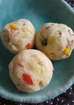 【幼児食】簡単もちもちじゃがいもパン-レシピのメイン写真