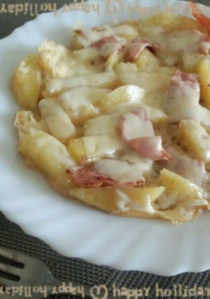 チーズが伸びーる♡ポテトベーコン焼き-レシピのメイン写真