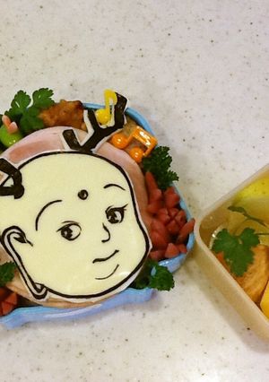 せんとくん（≧∇≦）のキャラ弁♪♪-レシピのメイン写真