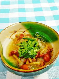 あったかなめこおろし煮☆菊菜ちらし♪-レシピのメイン写真