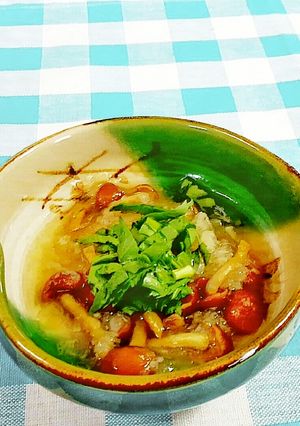あったかなめこおろし煮☆菊菜ちらし♪-レシピのメイン写真
