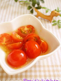 ゆず香る♪ミニトマトのマリネ-レシピのメイン写真