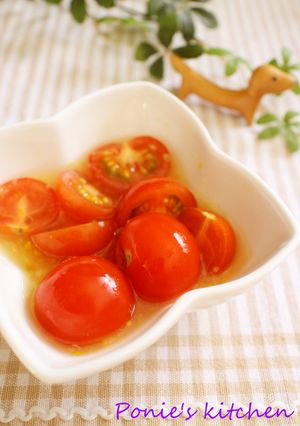 ゆず香る♪ミニトマトのマリネ-レシピのメイン写真
