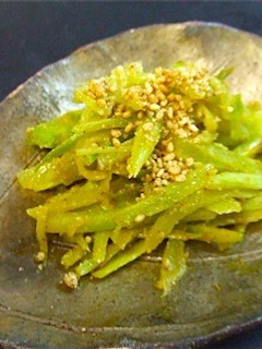 ブロッコリーの茎カレーきんぴら-レシピのメイン写真