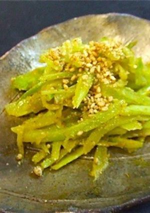 ブロッコリーの茎カレーきんぴら-レシピのメイン写真