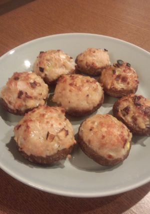 しいたけの鶏ひき肉詰め-レシピのメイン写真