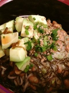アボカド納豆のモズク和え-レシピのメイン写真