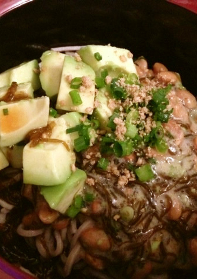 アボカド納豆のモズク和え-レシピのメイン写真