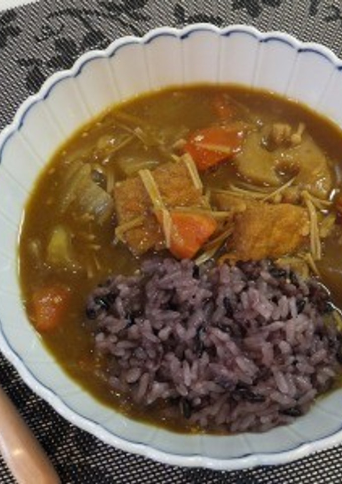 野菜と厚揚げの和風カレー-レシピのメイン写真