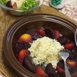 ビーツのタジン蒸し・クスクス添え