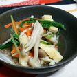 水菜と茸の煮浸し