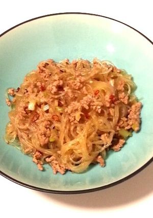 簡単お手軽♪ 緑豆春雨の中華炒め-レシピのメイン写真
