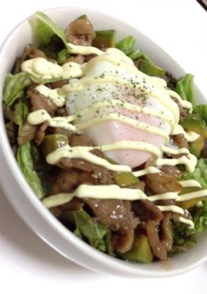 アボマヨ丼-レシピのメイン写真