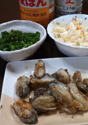 牡蠣のソテーたれ三種-レシピのメイン写真