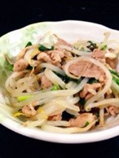 ☆豚肉とニラ&もやし炒め☆-レシピのメイン写真
