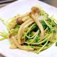☆豆苗ときのこのオイスターソース炒め☆
