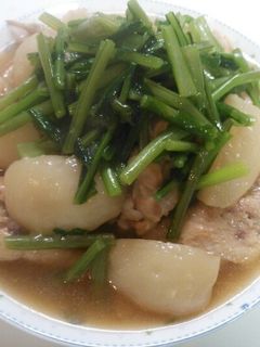 鶏手羽とカブの煮物-レシピのメイン写真