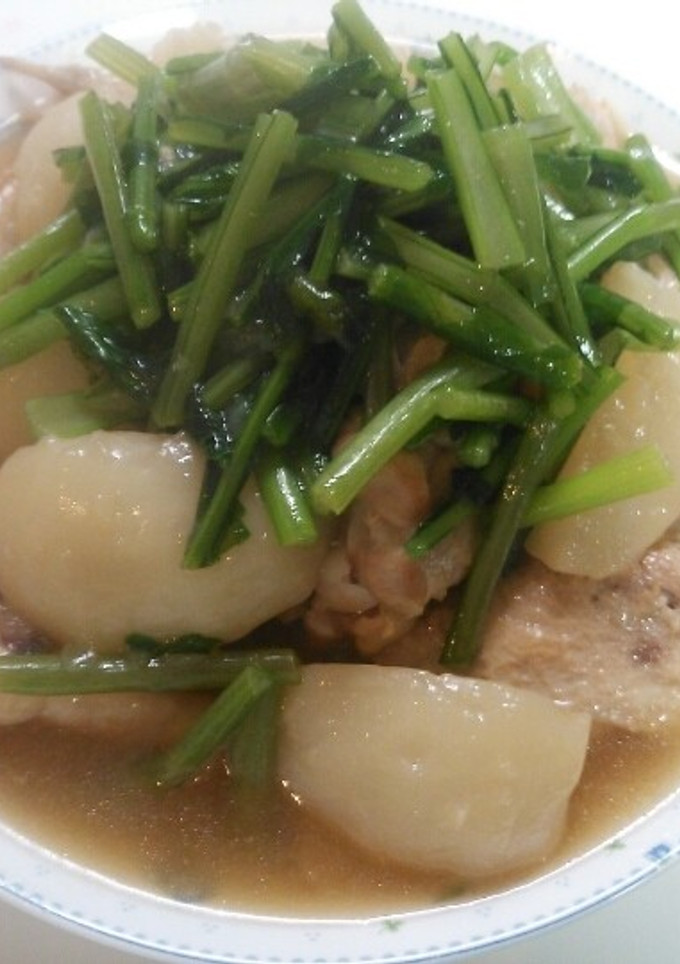 鶏手羽とカブの煮物-レシピのメイン写真