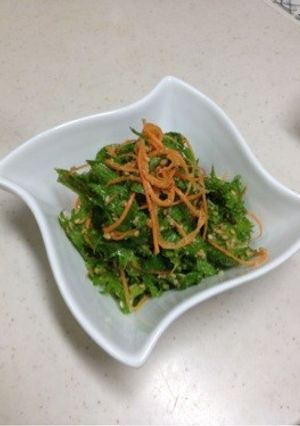わさび菜のサラダ-レシピのメイン写真