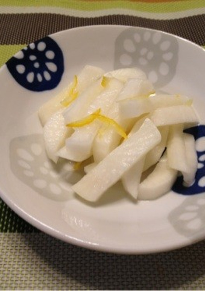 簡単！ゆず大根のお漬物♪-レシピのメイン写真