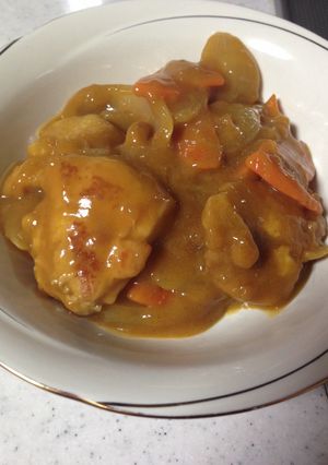 フライパンとレンジで簡単！チキンカレー-レシピのメイン写真