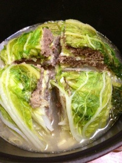 大きなロール白菜☆白菜・挽肉種で重ね蒸煮-レシピのメイン写真