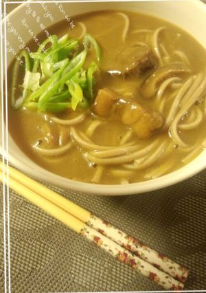 お蕎麦でダイエット★レトルトカレー南蛮-レシピのメイン写真