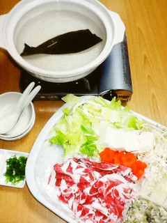 土鍋で☆梅鳥団子 しゃぶ鍋-レシピのメイン写真