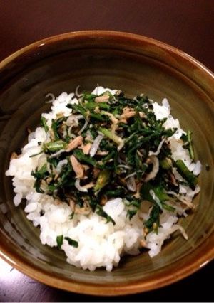 春菊とツナのふりかけ-レシピのメイン写真