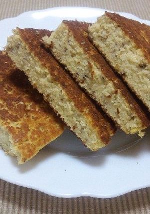 糖質制限・おからパンケーキパターンＢ-レシピのメイン写真