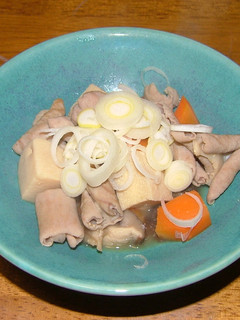 少し麻婆風味のモツ煮-レシピのメイン写真