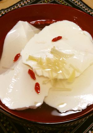 石膏粉を使った豆花-レシピのメイン写真