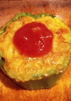 ピカタ風ピーマンの肉詰め-レシピのメイン写真