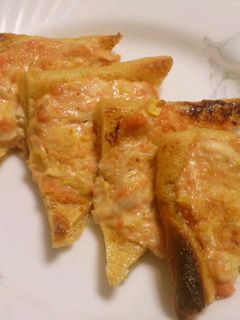 油揚げの鮭フレークマヨ焼き-レシピのメイン写真