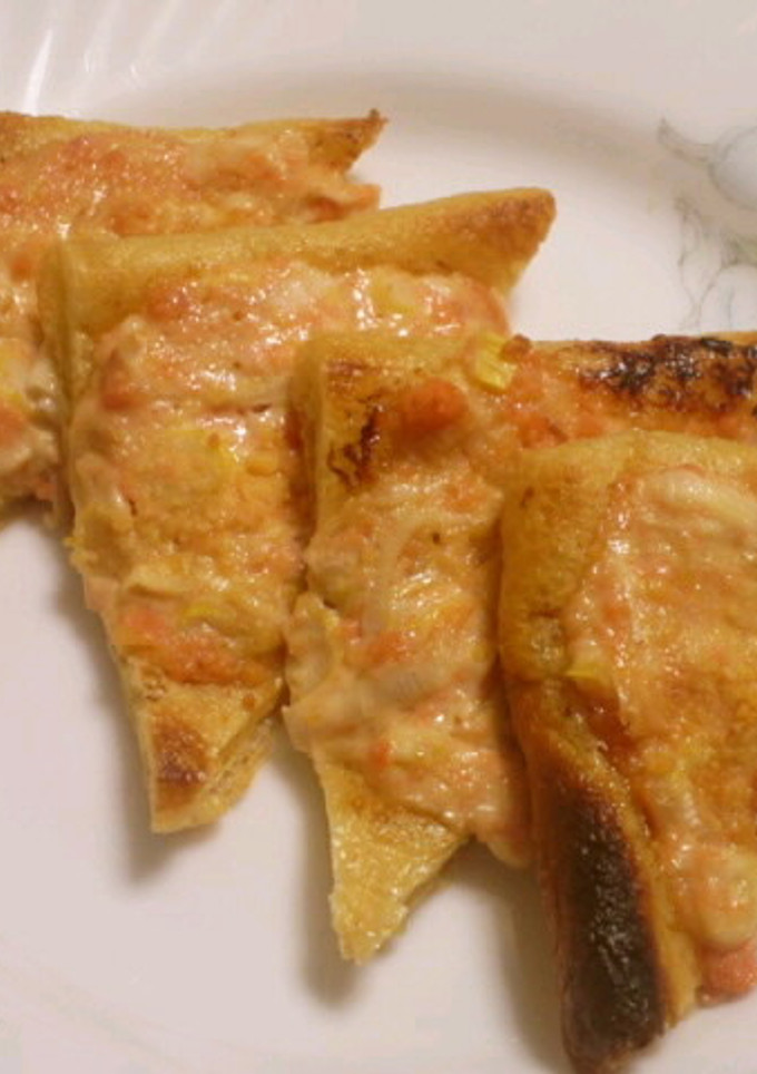 油揚げの鮭フレークマヨ焼き-レシピのメイン写真