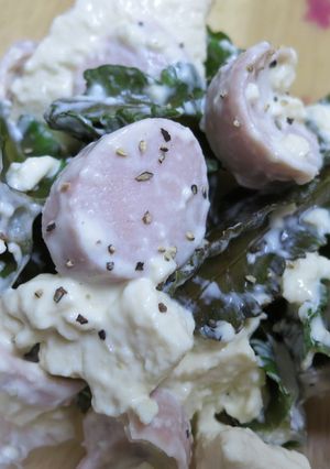 うりずんと島豆腐と魚肉ソーセージのサラダ-レシピのメイン写真