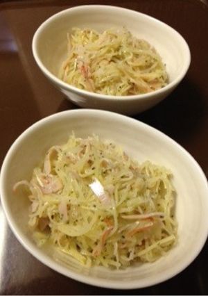 じゃがいもとハムでシャキシャキ〜-レシピのメイン写真