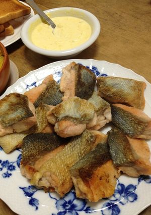 5分で鮭のムニエル&卵ソース-レシピのメイン写真