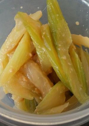 セロリの辛子酢味噌和え-レシピのメイン写真
