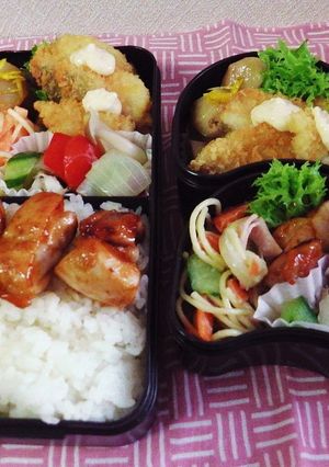 鶏もも肉の蜂蜜照り焼きのっけ弁当-レシピのメイン写真