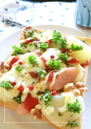 パセリたっぷり♡ごてあらポテトースト-レシピのメイン写真