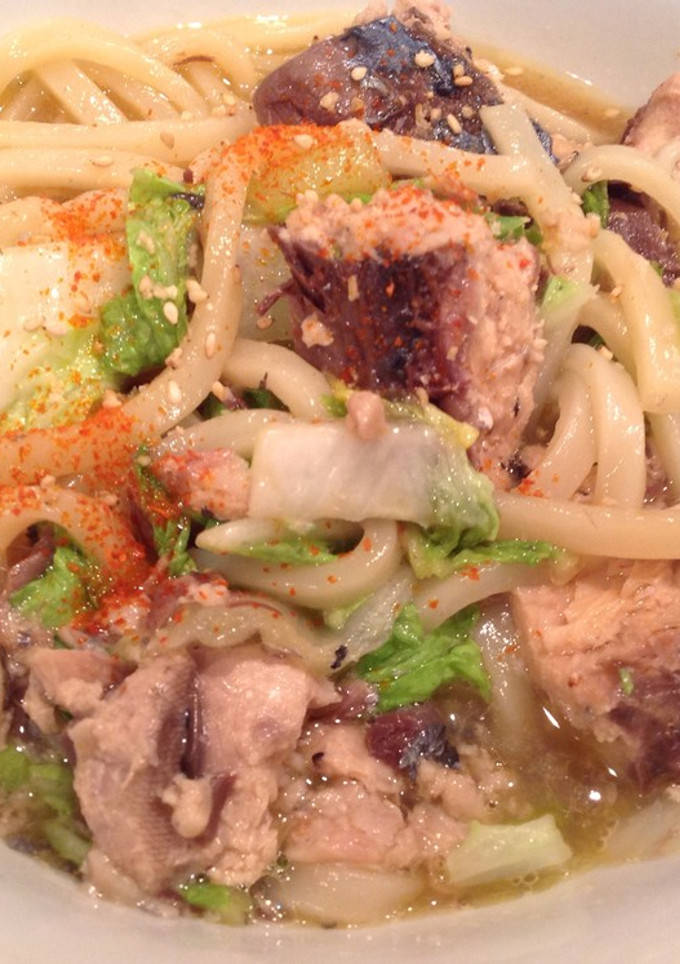 ★さば水煮缶で簡単コクウマうどん★-レシピのメイン写真