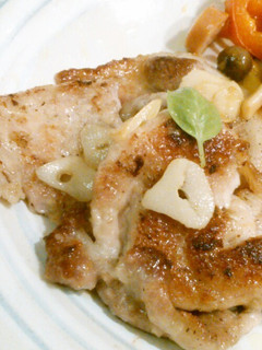 塩こうじ豚のにんにくオイル焼き-レシピのメイン写真