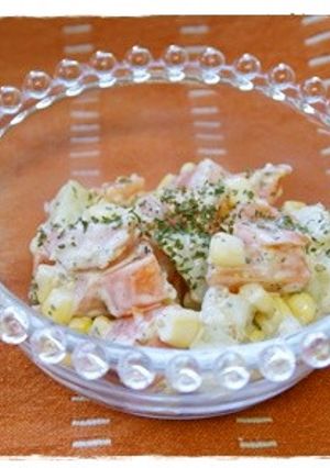 離乳食と大人の簡単サラダ-レシピのメイン写真