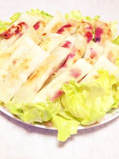 ささみと梅の焼き春巻き♡-レシピのメイン写真