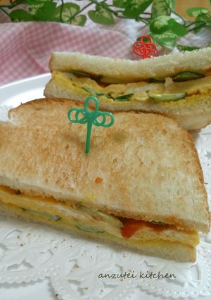 ＊焼き玉子のホットサンド＊-レシピのメイン写真