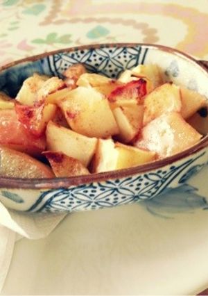 手抜き時短！あったかリンゴ-レシピのメイン写真